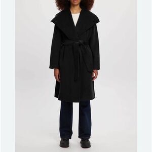 NWT Noize Lena Long Length Vegan Wool Coat small